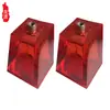 Fábrica de calçados Dongguan sandálias primavera e verão marca acessórios de salto transparente acrílico cristal epóxi plástico PC