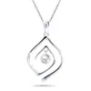 Cadena para Clavícula Geométrica de Diamante con Galvanizado de Oro Real en Latón, Superventas Transfronteriza Europea y Americana, Joyería de Collar Elegante para Mujeres