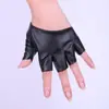 Guantes de Rendimiento para Hombres y Mujeres con Correas Largas de Cuerda y Remaches para Danza de Rendimiento Modelo Punk Pasarela Hip-Hop Cuero Nightclub Cos