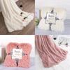 Manta gruesa de otoño e invierno de doble cara de terciopelo, manta de regalo, manta para niños, cubre manta, pedido original de comercio exterior, manta de felpa PVcashmere al por mayor