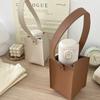 En Stock Juego de Taza para Café, Leche o Té Estilo Japonés y Coreano de Cuero, Portátil, de Mano, Aislante del Calor, Bolso para Bebidas, Vaso Termo, Estuche de Cuero