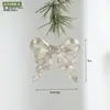 Decoraciones de Árbol de Navidad de Copo de Nieve Acrílico Transparente para Regalo Transfronterizo, Guirnalda, Paquete de Regalo, Arreglo de Colgantes, Accesorios Colgantes