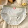 Roupa Íntima Feminina para Meninas Estudantes 100% Algodão Puro Antibacteriana Fina Respirável Secagem Rápida Calcinha de Cintura Média