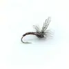 Blf468 Gancho Premium para Pesca com Mosca Dry Fly de Asa Dupla Isca Artificial Biónica Objeto Micro Goby Peixe de Riacho Listrado Branco