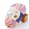 Venta al por mayor del fabricante Bola de Hilo de Algodón Leche de 5 hebras para Tejer Bufandas Hechas a Mano, Hilo de Tejer para Tejer con Ganchillo Sombreros y Guantes de Muñeca