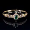 1 Pulsera, Artículo de Venta Caliente Transfronterizo, Pulsera Clásica Retro Europea y Americana con Circonita Microincrustada para Mujer, Joyería de Lujo al por Mayor
