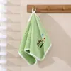Toalha Quadrada Pequena de Desenho Animado para Crianças, Absorvente e Sem Fiapos, Toalha de Rosto Doméstica, Toalha Retangular Fofa para Crianças