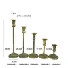 Candelabro de hierro forjado Portavelas retro europeo Portavelas de Amazon Decoración de boda Soporte para velas Cena a la luz de las velas