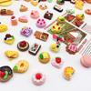 Comida de simulación, juego de pastel, postre, accesorios de resina para bricolaje, crema, gel, pinza para el cabello, material para niños, accesorios de juguete para bricolaje hechos a mano