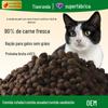 Ração para Gatos com 45% de Proteína para Crescimento Muscular e Cuidado da Pelagem, Adequada para Gatos Adultos e Filhotes, Ração Principal para Gatos 20kg Atacado Alta Proteína