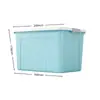 Caja de Almacenamiento Engrosada Extra Grande para Uso Doméstico, Organizador de Plástico para Ropa, Colchas, Bocadillos, Juguetes, Caja de Almacenamiento de Gran Capacidad
