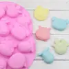 Más de 8 incluso oso hipopótamo molde de silicona para pastel gelatina galleta pastel molde para hornear DIY molde de decoración de pegamento de gota