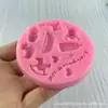 Pastel para Bebés y Niños Molde de Silicona Chocolate Fondant DIY Herramientas para Hornear Molde de Resina