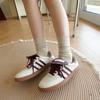 Nuevos Calcetines para Mujer Serie de Colores Melard, Calcetines Holgados de Media Pantorrilla Estilo Japonés, Calcetines de Algodón Lisos y de Canalé para Mujer, Otoño e Invierno al por Mayor