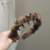 Diadema de Pelo Imitación Visón, de Borde Ancho Celebridad de Internet Otoño e Invierno Lavado de Cara Diadema de Terciopelo de Visón, Diadema para Lavado de Cara de Mujer Venta al por Mayor