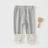 Leggings coreanos nuevos para primavera y otoño 2026 para bebés y niños pequeños, adecuados para uso casual en exteriores y en casa