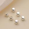 Galvanizado com Cobre Cor Dourada Real 18K Banhado a Ouro Conserva a Cor Chanfrado Quatro Pequenas Contas Quadradas Pulseira DIY Contas Espaçadoras Quadradas Joias