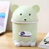 Papelera de Escritorio Creativa Linda Cubo Pequeño Oficina Hogar Sala de Estar Cocina Cubo de Basura Cubo Sanitario Cesta de Papel para Mesa