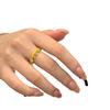 Livrinho Vermelho mesmo estilo anel de ouro areia borla de miçangas redondas pequenas nicho anel de moda anel de dedo indicador para presente de namorada