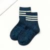 Meias Infantis Novas com Fio Dourado e Prateado, Meias de Meia-Canela para Primavera e Outono para Crianças Pequenas de 1-3-4-6-7-10 Anos, Meias Curtas para Bebê