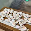 Seiko Incrustación de Hueso de Camello Payaso Accesorios DIY Cuerda de Mano Tejida a Mano Collar Cuentas de Buda Wenwan Accesorios de Moda Separador