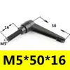 Tornillo de Manija de Posicionamiento Ajustable, Manija de Bloqueo Ajustable en Forma de L de 7 Formas, Manija Ajustable