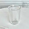 Taza de Café Americano con Hielo de Boca Ancha Estilo Ins, Taza de Té Sencilla, Copa de Cóctel, Vaso de Vidrio, Vaso para Bebidas Frías