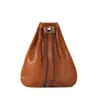 Cartera para monedas de piel de vaca de primera capa, organizador transfronterizo vintage para auriculares y llaves, bolsa con cordón, bolso pequeño portátil y multifuncional