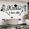 Xinuo PH_QTB680 Pegatinas Decorativas de Pared para Cocina Impermeables Autoadhesivas Removibles Pegatinas Decorativas Simples para Restaurante