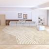 Creme vento sala de estar, tapete, luxo leve, de alta qualidade, fácil de cuidar de veludo, tapete, resistente ao desgaste, sofá, mesa, cobertor, fábrica, fornecimento direto