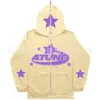 Sudadera con capucha de moda 2025 Nueva Sudadera con capucha Cruzada Estampada Tesoro Nacional Cardigan con cremallera Camisa estampada Venta directa al extranjero