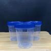 Vaso medidor pequeño de plástico al por mayor con escala 120m con tapa vaso medidor 30ml50ML100ML vaso de grado PP vaso de precipitados pequeño