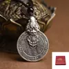 [Recomendado pelo Sr.] Pingente Pixiu Espírito da Montanha para Homens e Mulheres, Pingente Seguro com Cordão Rotativo