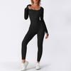 Oferta Especial por Tempo Limitado: Conjunto de Yoga Peça Única Sem Costura, Roupa All-In-One para Treinamento Esportivo e Fitness, Macacão de Alta Elasticidade com Controle de Barriga e Modelagem Corporal