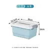 Directo del Fabricante Caja de Almacenamiento Doméstica de Gran Capacidad Caja de Almacenamiento Material Plástico PP Caja Organizadora Almacenamiento Doméstico con Tapa