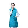 Chaqueta de Algodón de Invierno para Enfermera de Centro de Maternidad, Estilo Largo de Media Manga, Compra Hospitalaria, Engrosada con Forro Interior Extraíble, Adecuada como Ropa Exterior