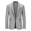 Amazon Comércio Exterior Novo Terno de Negócios Masculino Solto de Botão Único plus size Moda Casual Jaqueta de Terno Cardigã
