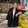Chaqueta de Traje Pequeño para Mujer de Primavera y Otoño, Negra, Estilo Coreano, Holgada, Casual, Versátil, Chic, Popular en Internet, Top de Traje Pequeño