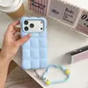Capa quadrada fofa de cor sólida fresca e simples para iPhone 17, adequada para Apple 16, 14/15 Pro Max, 13
