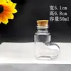 Botella de Deseos de Estrella de Plástico DIY para Niños Botella de Deriva Arcoíris Materiales Hechos a Mano Botella Vacía Decorativa Transparente Mini