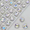 Rinestones de Arte para Uñas Cuadrados K9 de Moda, Decoraciones de Vidrio Irregulares con Parte Posterior Puntiaguda al por Mayor