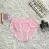 Calzones de Encaje Delgados Cómodos Lindos Transpirables de Alta Elasticidad Sin Costuras para Mujer Tallas Grandes