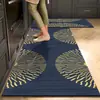 Felpudo de cocina de lujo retro, felpudo de tierra de diatomeas estilo europeo absorbente de agua y aceite, tira larga especializada, felpudo resistente a la suciedad y lavable