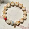Celebridade da Internet Gato Qingti Garra Fresca Pulseira Doce Estilo Menina Estilo Casal Pulseira Envolto no Dedo Feminino Corrente de Contas Suave para Mão Atacado