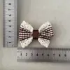 Renda de Grade Cor Color Block Laço Acessório Meia Bolsa Boneca de Animal Material Decorativo Flor de Sapato DIY Bolsa Grampo de Cabelo Mão