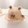 Gorro Jingqi para Bebé Primavera y Otoño Gorro Protector de Orejas para Bebés Niños y Niñas Sombrero de Pescador para Salir Niños Sombrero de Cubo de Otoño