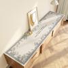 Mantel largo estilo americano para mueble de TV, protector de mesa, ligero, de lujo, de alta gama, para aparador y escritorio