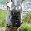 Bolsa pequena transpassada para esportes ao ar livre para mulheres, bolsa de ombro multifuncional para celular, pequena mochila para ciclismo, bolsa com porta-garrafa de água e copo para viagem