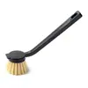 Escova de Panela de Cabo Longo Estilo Japonês Que Não Retém Óleo Facilmente e Não Danifica a Panela, Adequada para Limpeza Doméstica da Cozinha e Remoção de Manchas