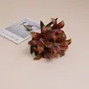 Buquê Simulado Retro Europeu Flor de Seda Cinco Cabeças Orquídea Tigre Decoração de Casa Floral Cinco Cabeças Lírio Adereços de Fotografia Flor